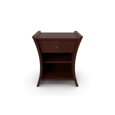 Bedside Table African Cherry