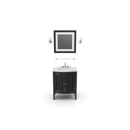 Wooden Bathroom Sink With Mirror
